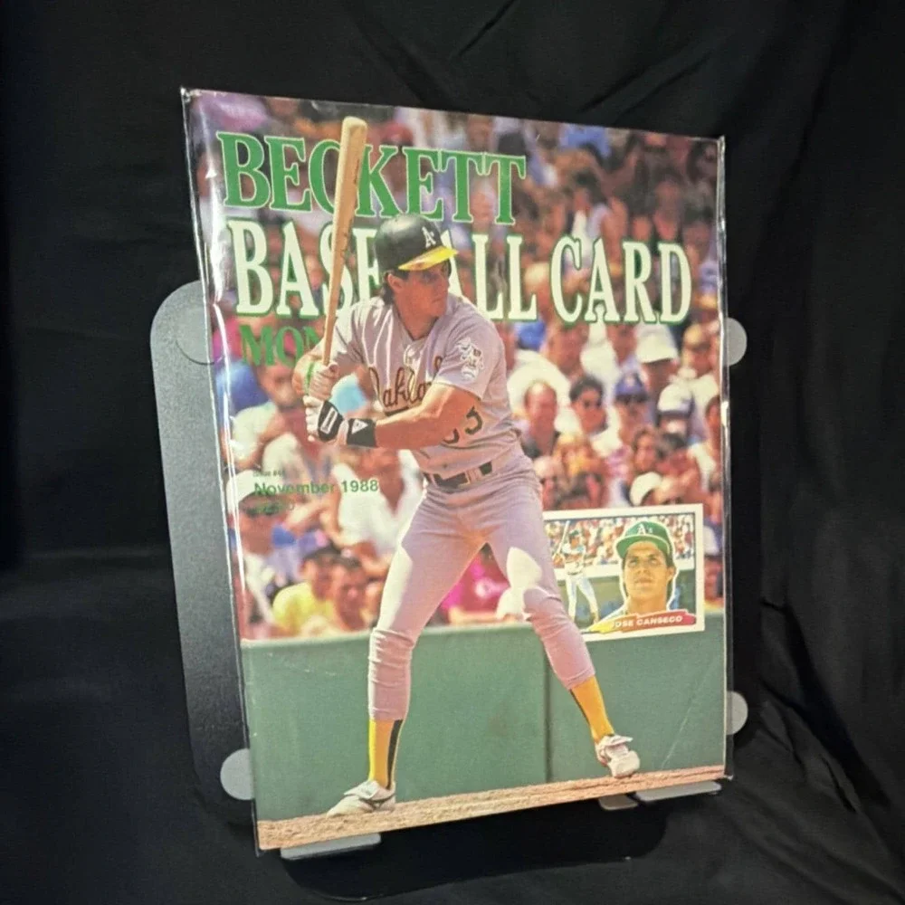 Beckett Baseball Card Monthly Nov 1988 Canseco Jefferies Mets Athletics